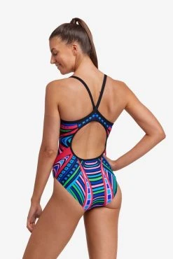 Funkita Ladies Diamond Back One Piece Primal Night 9 Funkita Ladies Diamond Back One Piece Primal Night -Funky Trunks shop fs11l primal night 5