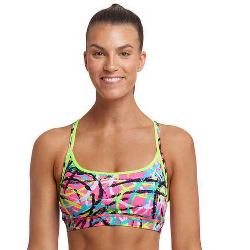 Funkita Ladies Sports Top Donut Delight 1 Funkita Ladies Sports Top Donut Delight