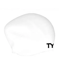 TYR Long Hair Wrinkle-Free Swim Cap -Funky Trunks shop long hair wrinkle free silicone swim cap