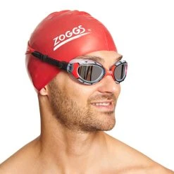 Zoggs Predator Flex Goggles Titanium Mirror 6 Zoggs Predator Flex Goggles Titanium Mirror -Funky Trunks shop predator flex titanium goggles clear red mirrored smoke lens 2
