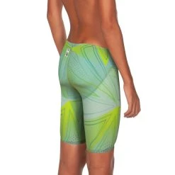 Arena Boys’ Powerskin R-Evo One Jammer – Fina Approved (Green Glass) -Funky Trunks shop products 001777 141 b pwskin revo one jr 004 br o 001 1