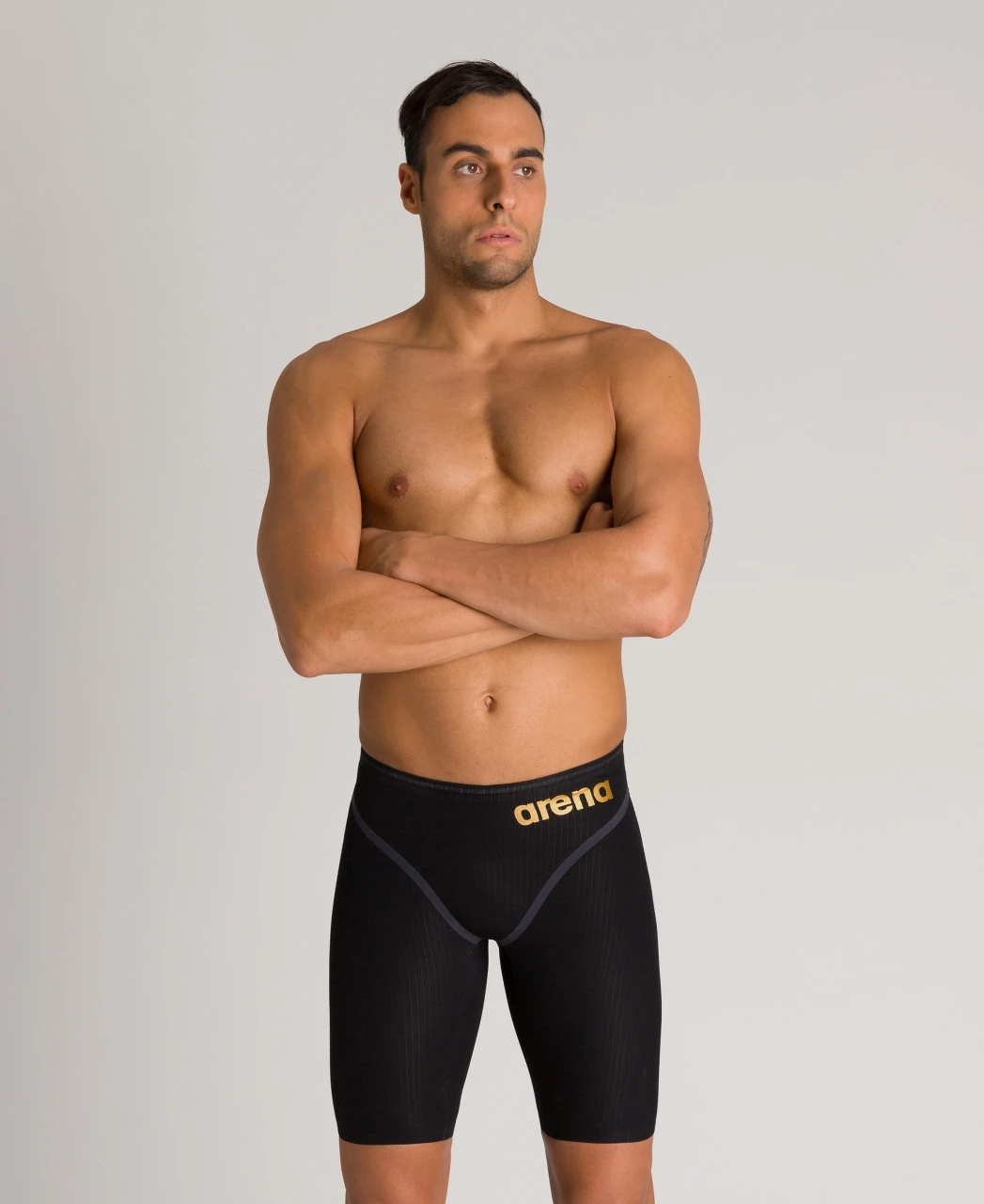 Arena Men’s Powerskin Carbon-Core Fx Jammer – Black/Gold 1 Arena Men’s Powerskin Carbon-Core Fx Jammer – Black/Gold
