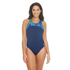 Zoggs Spiro Zippedback Swimsuit