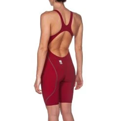 Arena Women’s Powerskin St 2.0 Open Back Deep Red -Funky Trunks shop products 2a898 401 w pwskin st 2.0 fbslob 003 bl o 2