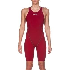 Arena Women’s Powerskin St 2.0 Open Back Deep Red -Funky Trunks shop products 2a898 401 w pwskin st 2.0 fbslob 005 f o 2
