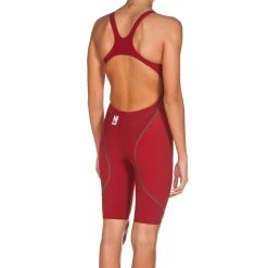 Arena Girls’ Powerskin St 2.0 Youth Open Back Deep Red -Funky Trunks shop products 2a956 401 g pwskin jr st 2.0 fbslob 004 br o 2