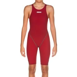 Arena Girls’ Powerskin St 2.0 Youth Open Back Deep Red -Funky Trunks shop products 2a956 401 g pwskin jr st 2.0 fbslob 005 f o 2