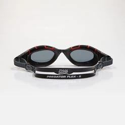 Zoggs Predator Flex Black/Red Goggle Polarised Lens -Funky Trunks shop products 461043 2 2 scaled 1