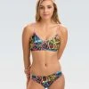 Dolfin Womens Uglies Graffiti Jungle Strappy Two Piece