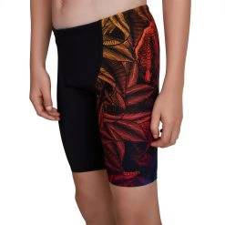 Speedo Junglelizzard Digital Placement V Cut Jammer Black