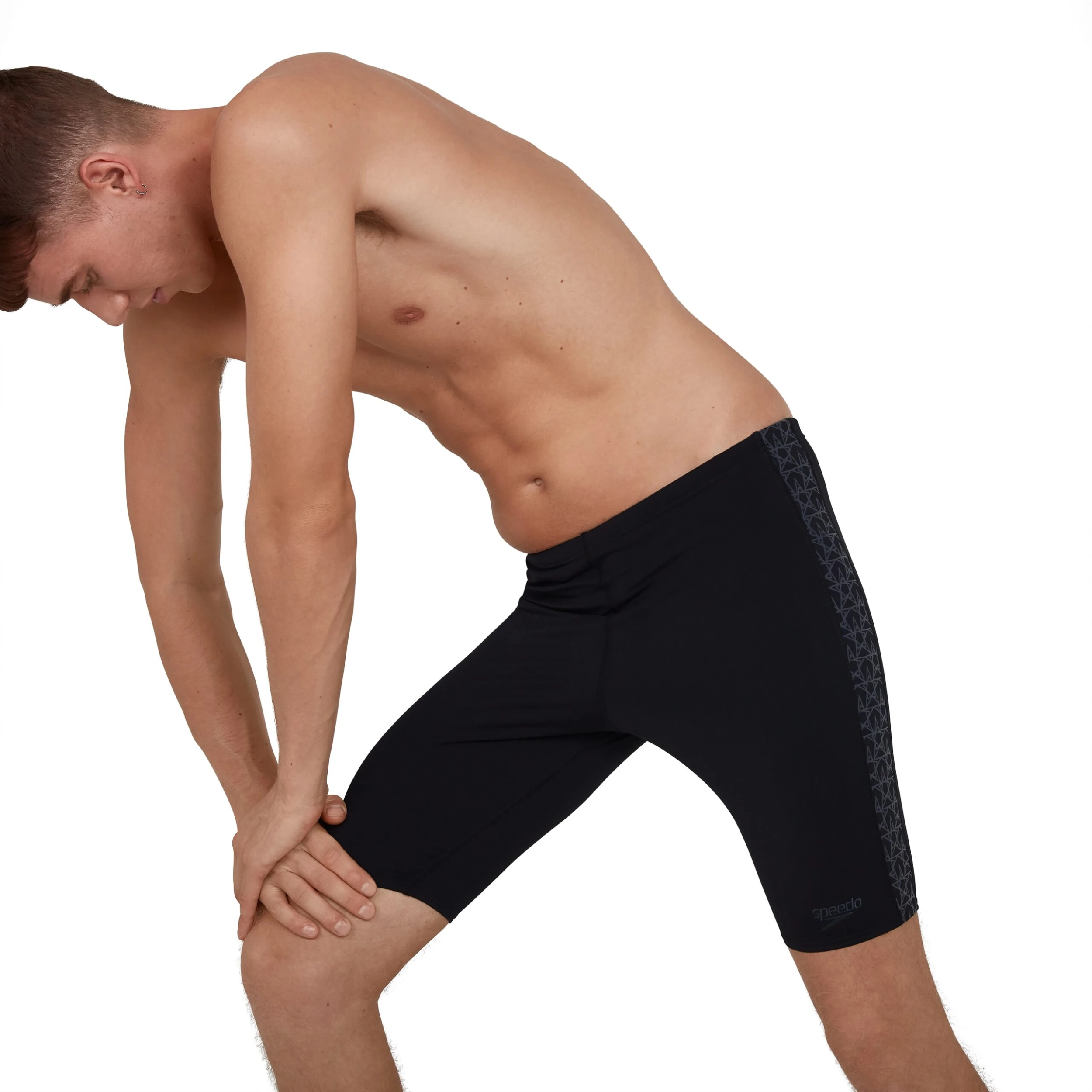 Speedo Men’s Boomstar Splice Jammer Black/Grey 5 Speedo Men’s Boomstar Splice Jammer Black/Grey - Image 5