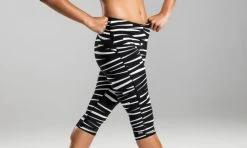 Funkita Ladies Black Bondage Rapid Racer 3/4 Tight