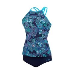 Zoggs Ladies Dark Oriental Multi Crossback Tankini -Funky Trunks shop products dark oriental x back tankini rgb original 2