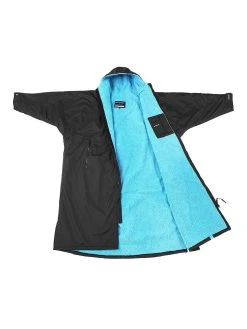 Dryrobe Advance Adult Large Long Sleeved Black/Blue