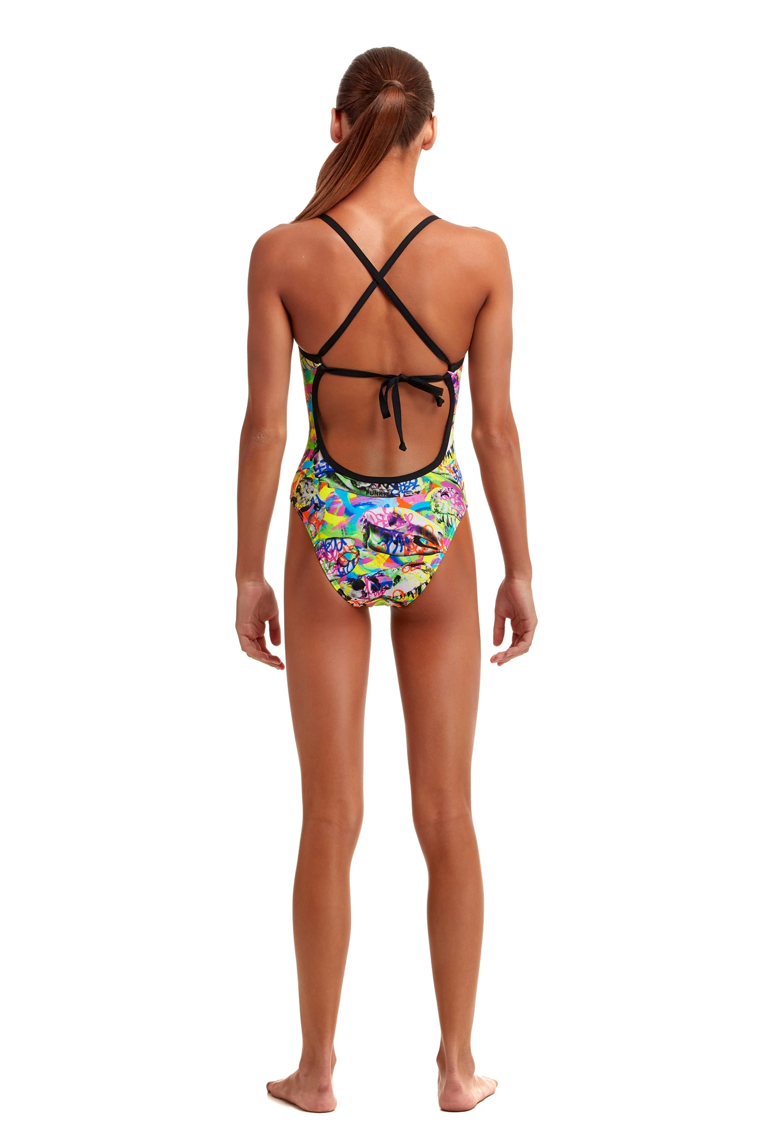 Funkita Girls Fossil Fuel Tie Me Tight 2 Funkita Girls Fossil Fuel Tie Me Tight - Image 2