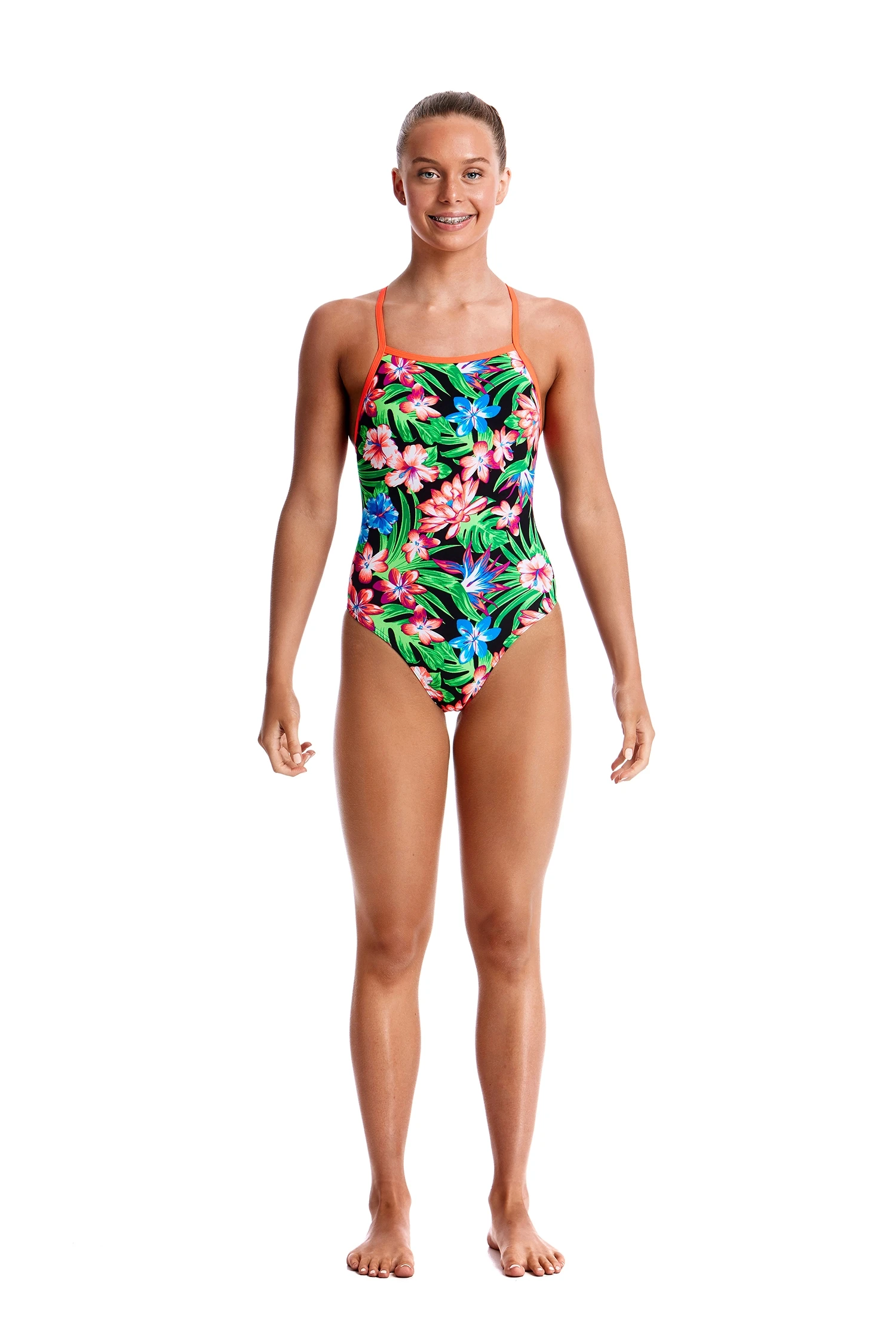 Funkita Girls Tropic Rocket Tie Me Tight 1 Funkita Girls Tropic Rocket Tie Me Tight