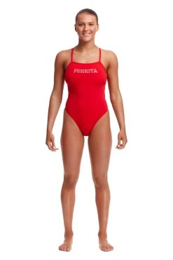 Funkita Ladies Tie Me Tight One Piece- Fire