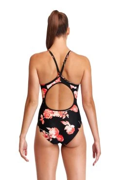 Funkita Ladies Rose Garden Diamond Back -Funky Trunks shop products fs11l rose garden 02