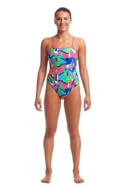 Funkita Ladies Texta Towers Single Strap