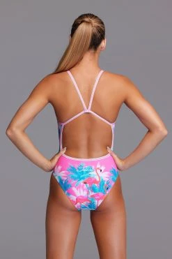 Funkita Girls Pretty Pink Single Strap 8 Funkita Girls Pretty Pink Single Strap -Funky Trunks shop products fs16g pretty pink 1646