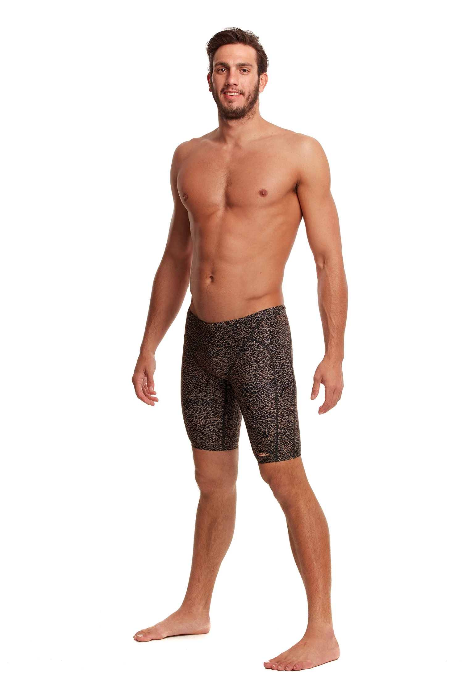 Funky Trunks Mens Leather Skin Jammers 1 Funky Trunks Mens Leather Skin Jammers