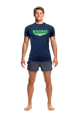 Funky Trunks Navy Wingman T Shirt