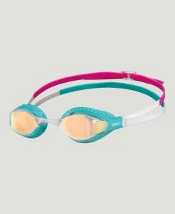 Arena Air Speed Mirror Goggle -Turqouise/Copper