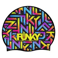 Funky Trunks Brand Galaxy Silicone Swimming Cap