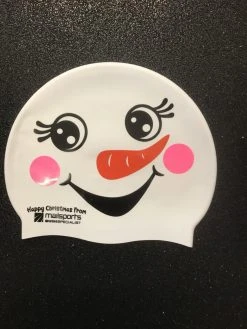 Mailsports Christmas Mrs Snowman Silicone Hat- One Size