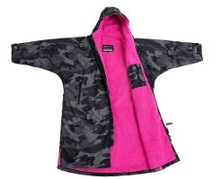Dryrobe Advance Adult Long Sleeve Black Camo/Pink -Funky Trunks shop products ne wblack 1