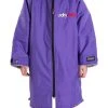 Dryrobe Advance Kids Long Sleeve (10-14Yrs) Purple/Grey