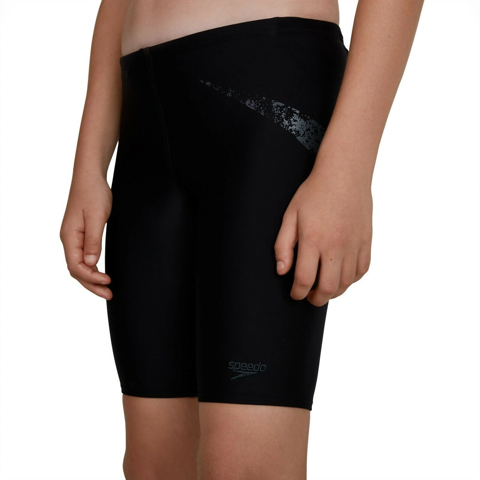 Speedo Boomstar Placement Jammer Boys Black/Oxid Grey 3 Speedo Boomstar Placement Jammer Boys Black/Oxid Grey - Image 3