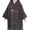 Kids Organic Towel Dryrobe Slate Grey