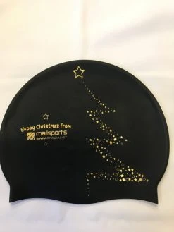 Mailsports Merry Christmas Tree Suede Silicone Hat