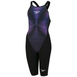 Speedo Women’s Fastskin Lzr Pure Valor Openback Kneeskin Black/Red