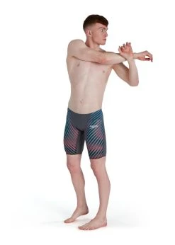 Speedo Men’s Fastskin Lzr Pure Valor Jammer Grey/Blue -Funky Trunks shop tumbnail 8aac2b52 7e2d 440a a727 55449b96d789