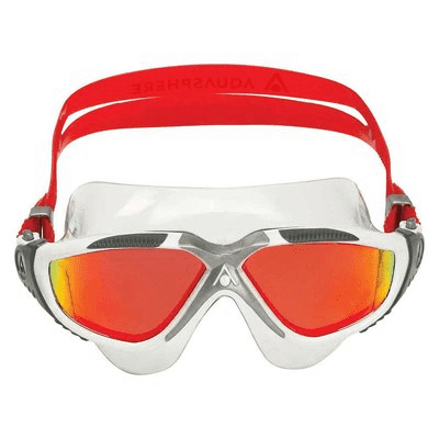 AQUA SPHERE Aquasphere Vista Mask White/Red/Mirror Lens 1 AQUA SPHERE Aquasphere Vista Mask White/Red/Mirror Lens