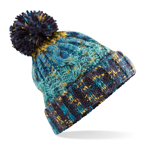 Beechfield Corkscrew Beanie Black Jacks 2 Beechfield Corkscrew Beanie Black Jacks - Image 2