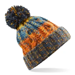 Beechfield Corkscrew Beanie Retro Blues