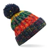 Beechfield Corkscrew Beanie Crackling Campfire